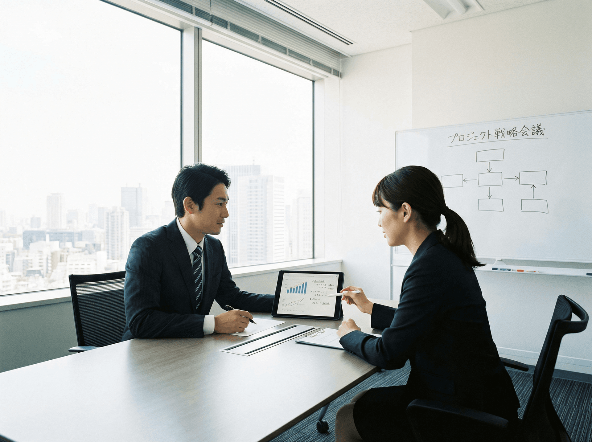 無料相談の打ち合わせ